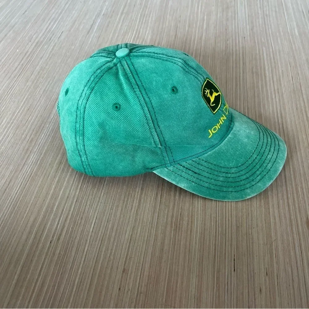 John Deere Green Logo Baseball Hat - Picture 5 of 9